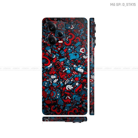 Dán Skin Xiaomi Redmi Note 12 Series Hình Sticker | D_STK15
