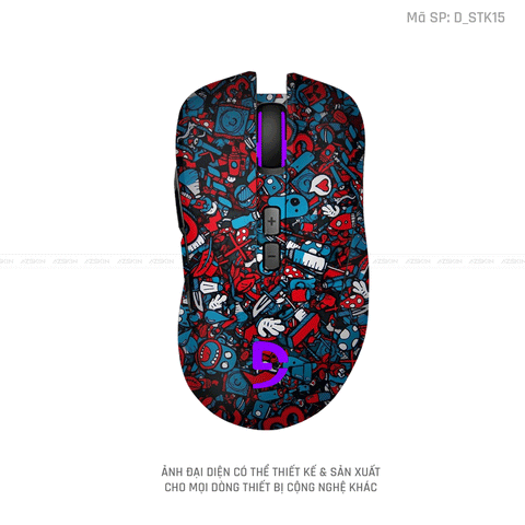 Skin Dán Chuột Fuhlen Hình Sticker | D_STK15