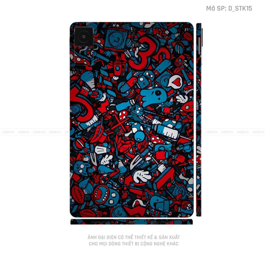 Dán Skin Máy Tính Bảng Xiaomi Mipad Hình Sticker | D_STK15
