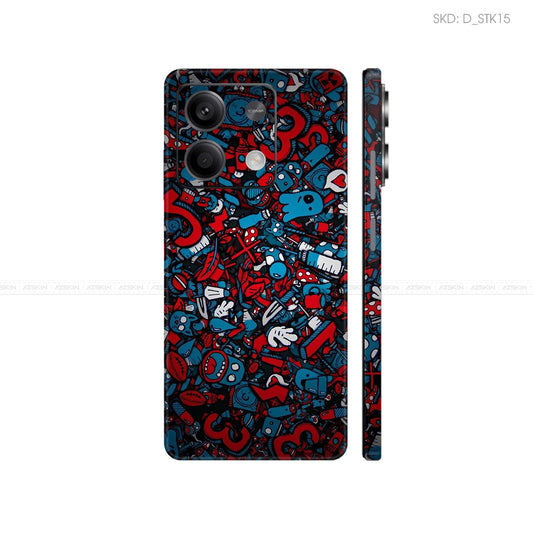 Dán Skin Điện Thoại Xiaomi Redmi 13 Series Hình Sticker | D_STK15