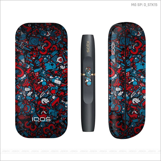 Dán Skin IQOS Hình Sticker | D_STK15
