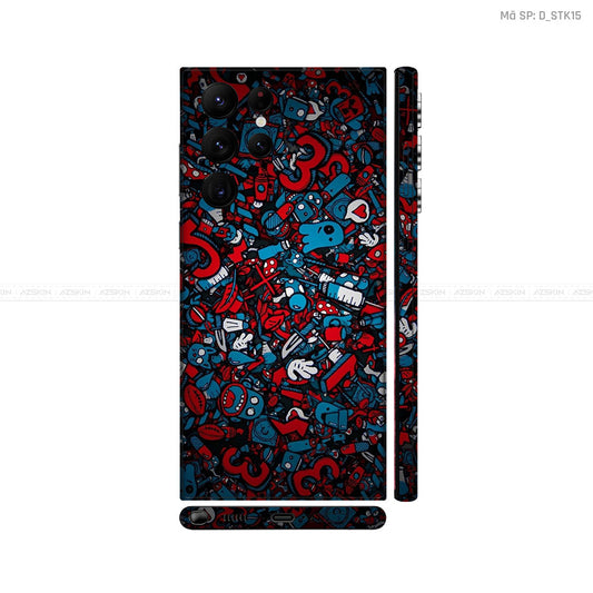 Dán Skin Galaxy S22 Series Hình Sticker | D_STK15
