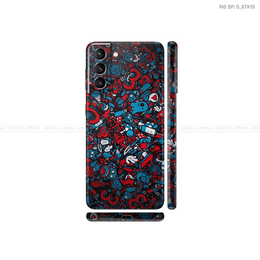 Dán Skin Galaxy S21 Series Hình Sticker | D_STK15