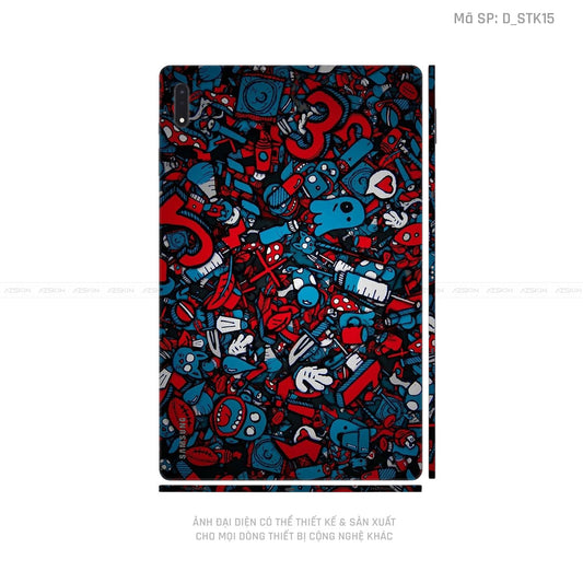 Dán Skin Galaxy Tab S8 Series Hình Sticker | D_STK15