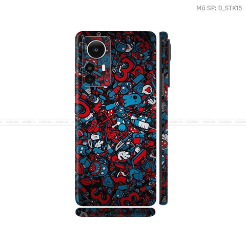Dán Skin Xiaomi 12 Series Hình Sticker | D_STK15