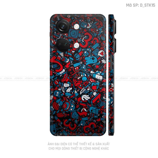 Dán Skin Oneplus Nord Series Hình Sticker | D_STK15