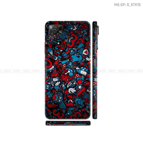 Dán Skin Xiaomi Redmi Note 11 Series Hình Sticker | D_STK15