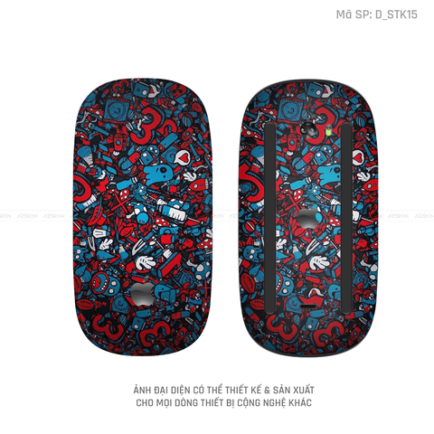 Skin Dán Chuột Apple Magic Mouse Hình Sticker | D_STK15