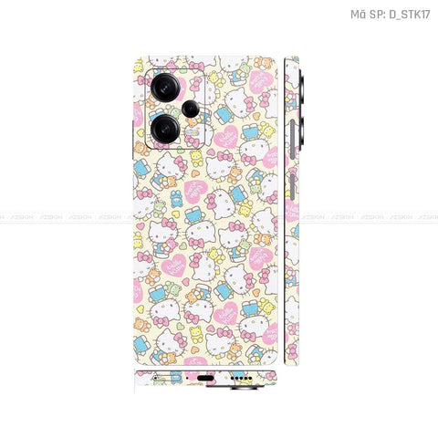 Dán Skin Xiaomi Redmi Note 12 Series Hình Sticker | D_STK17