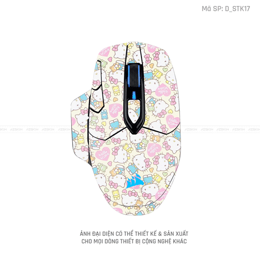 Skin Dán Chuột Corsair Hình Sticker | D_STK17