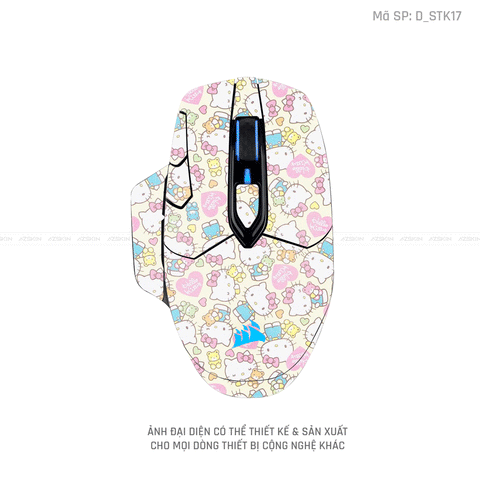 Skin Dán Chuột Corsair Hình Sticker | D_STK17