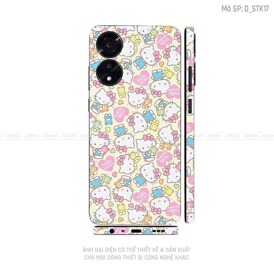 Miếng Dán Skin Điện Thoại OPPO A Series Hình Sticker | D_STK17