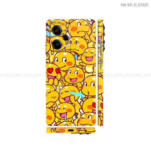Dán Skin Xiaomi Redmi Note 12 Series Hình Sticker | D_STK21