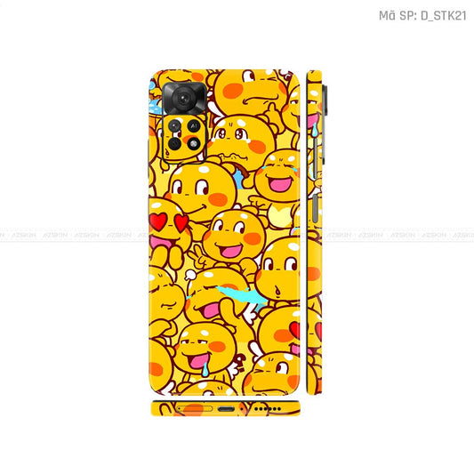 Dán Skin Xiaomi Redmi Note 11 Series Hình Sticker | D_STK21