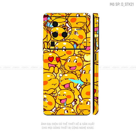 Dán Skin Vivo X Series Hình Sticker | D_STK21