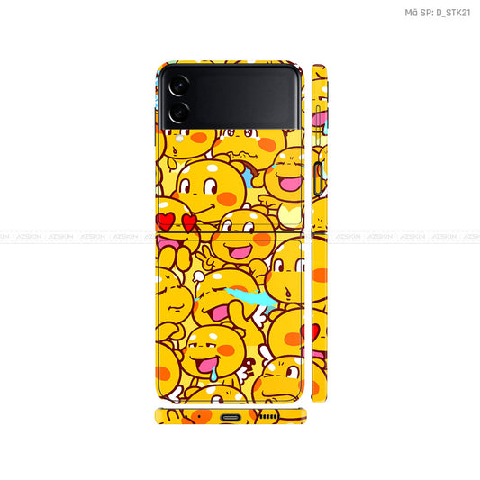 Dán Skin Galaxy Zflip4 Hình Sticker | D_STK21