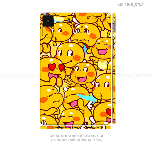 Dán Skin Máy Tính Bảng Xiaomi Mipad Hình Sticker | D_STK21