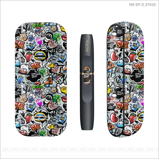 Dán Skin IQOS Hình Sticker | D_STK22