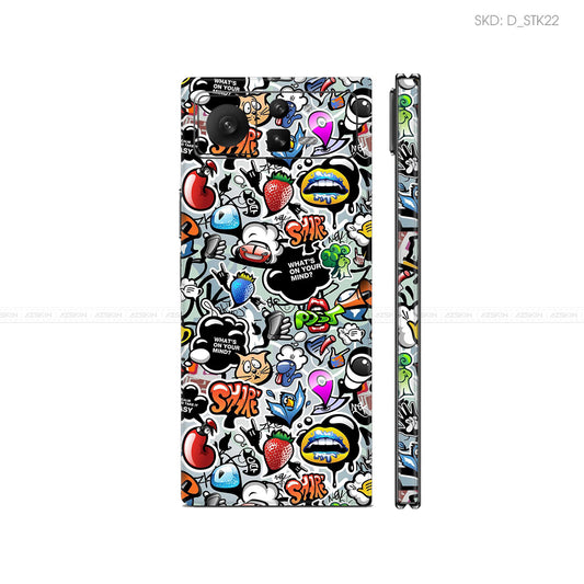 Dán Skin Điện Thoại Xiaomi Mix Fold Series Hình Sticker | D_STK22