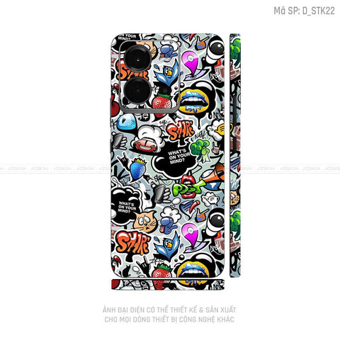 Dán Skin Vivo V Series Hình Sticker | D_STK22