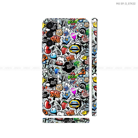 Dán Skin Galaxy S22 Series Hình Sticker | D_STK22