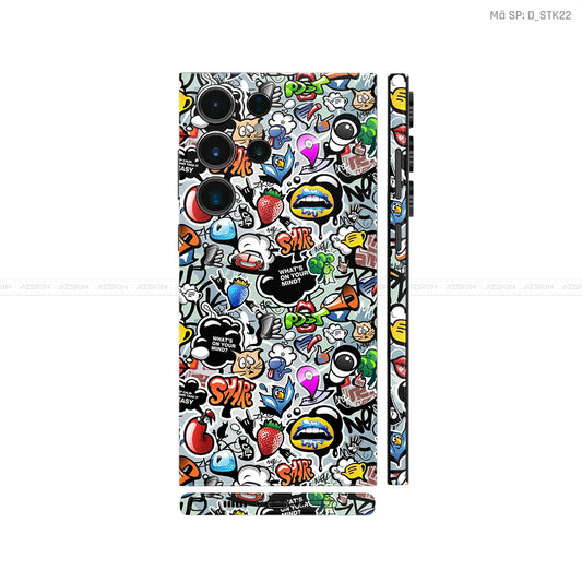 Dán Skin Samsung Galaxy S25 Series Chủ Đề Sticker | D_STK22