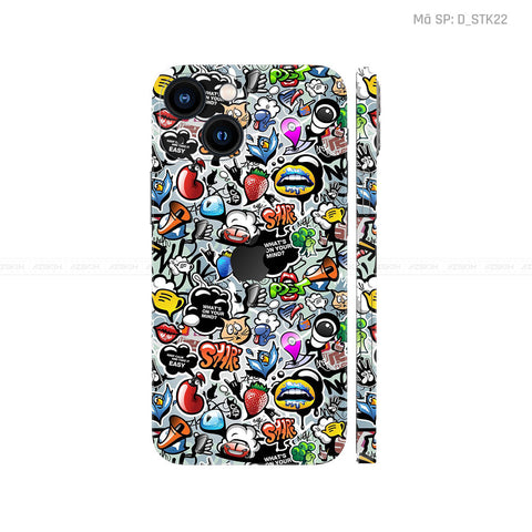 Dán Skin IPhone 16 Series Hình Sticker | STK22