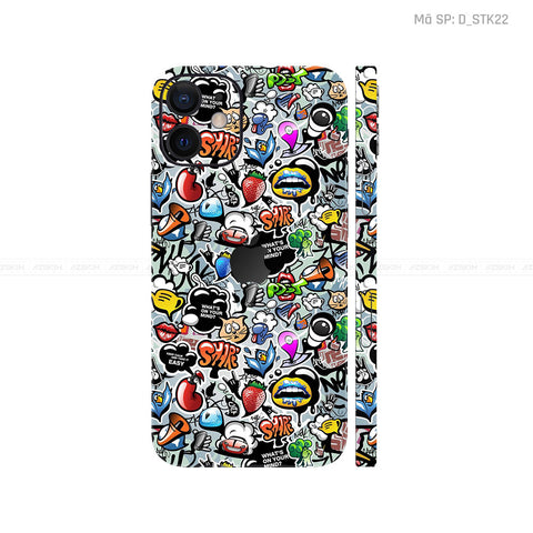 Dán Skin IPhone 12 Series Hình Sticker | D_STK22