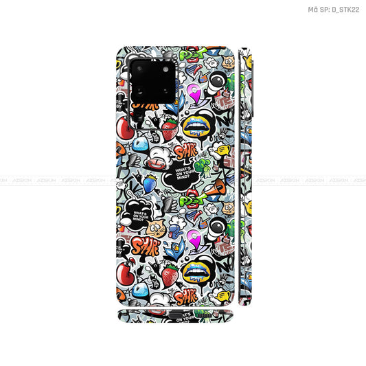 Dán Skin Galaxy S20 Series Hình Sticker | D_STK22