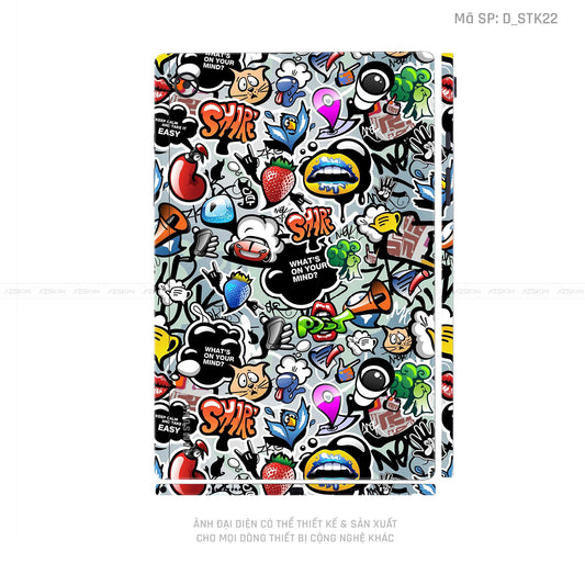 Dán Skin Galaxy Tab A Series Hình Sticker | D_STK22