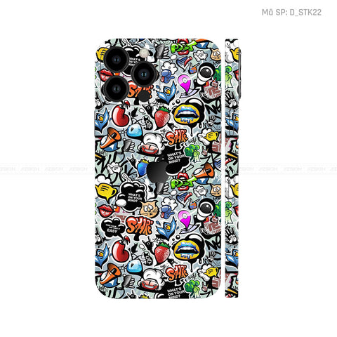 Dán Skin IPhone 13 Series Hình Sticker | D_STK22