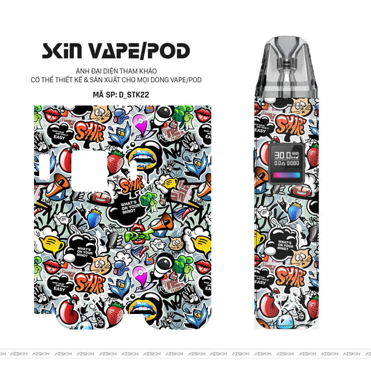 Dán Skin Pod Hình Nghệ Sticker | D_STK22
