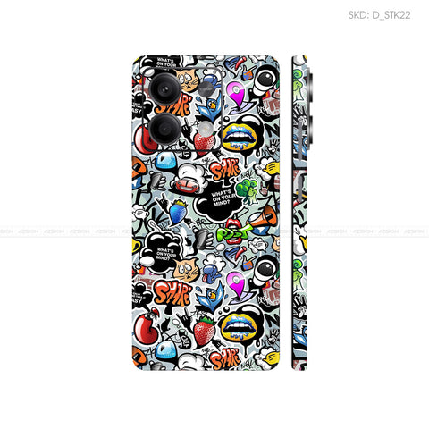 Dán Skin Điện Thoại Xiaomi Redmi 13 Series Hình Sticker | D_STK22