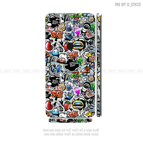 Miếng Dán Skin Điện Thoại OPPO F Series Hình Sticker | D_STK22