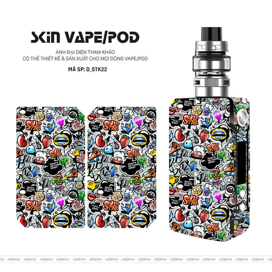 Dán Skin Vape Hình Sticker | D_STK22
