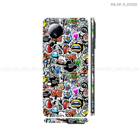 Dán Skin Xiaomi 13 Series Hình Sticker | D_STK22