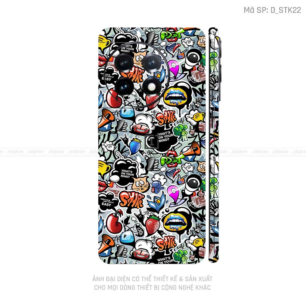 Dán Skin Oneplus 12 Series Hình Sticker | D_STK22