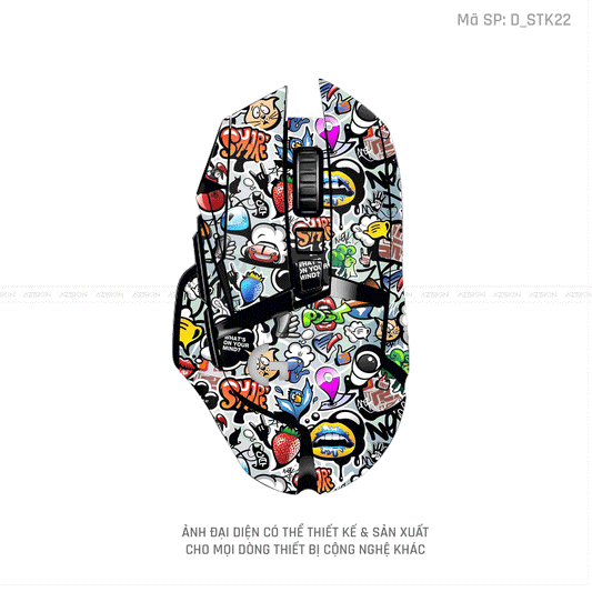 Skin Dán Chuột Logitech Hình Sticker | D_STK22