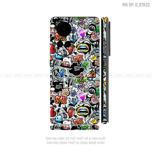 Dán Skin Điện Thoại OPPO Reno Series Hình Sticker | D_STK22