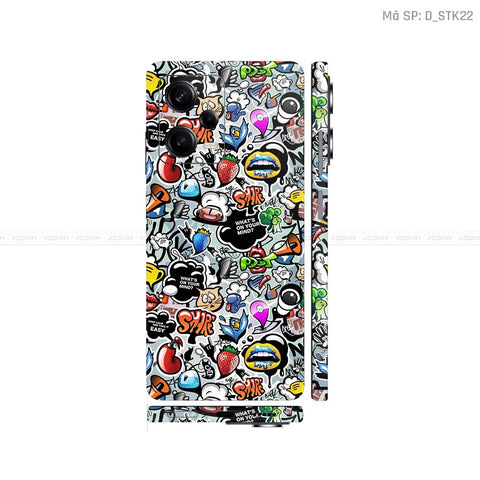 Dán Skin Xiaomi Redmi Note 12 Series Hình Sticker | D_STK22