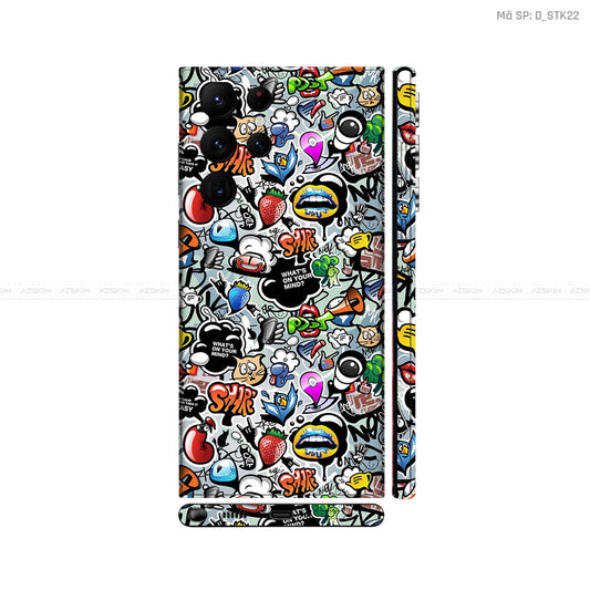 Dán Skin Galaxy S22 Series Hình Sticker | D_STK22