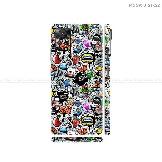 Dán Skin Xiaomi Redmi Note 11 Series Hình Sticker | D_STK22