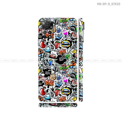 Dán Skin Xiaomi Redmi Note 11 Series Hình Sticker | D_STK22