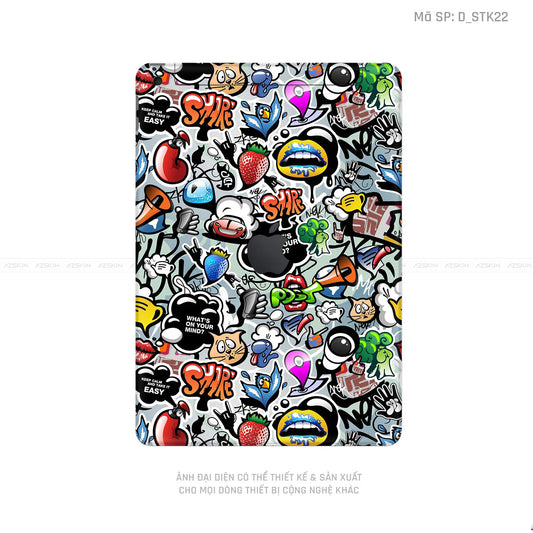 Dán Skin IPad Gen Series Hình Sticker | D_STK22