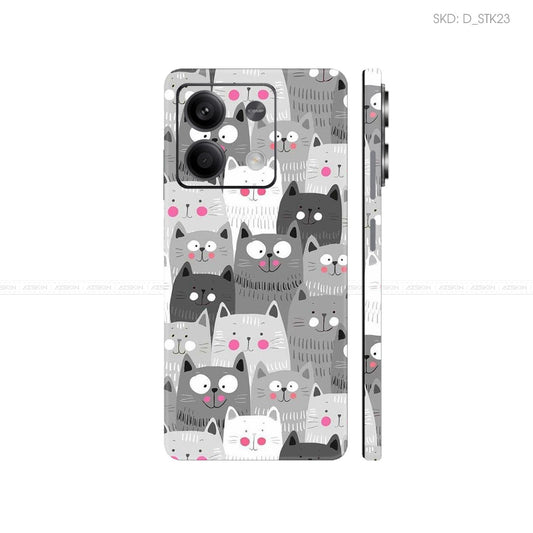 Dán Skin Điện Thoại Xiaomi Redmi 13 Series Hình Sticker | D_STK23