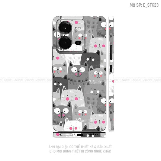 Dán Skin Vivo V Series Hình Sticker | D_STK23