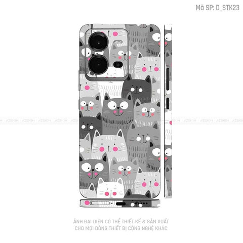 Dán Skin Vivo V Series Hình Sticker | D_STK23