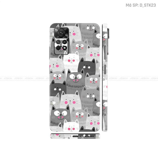 Dán Skin Xiaomi Redmi Note 11 Series Hình Sticker | D_STK23