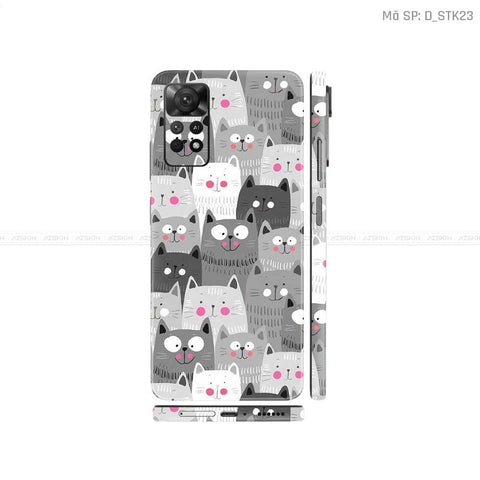 Dán Skin Xiaomi Redmi Note 11 Series Hình Sticker | D_STK23