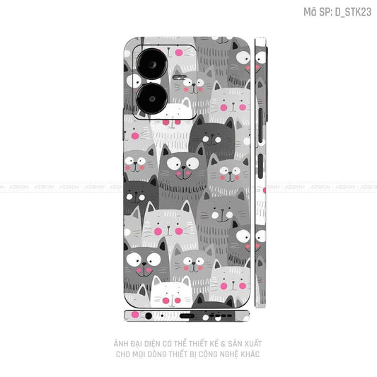 Dán Skin Vivo Y Series Hình Sticker | D_STK23
